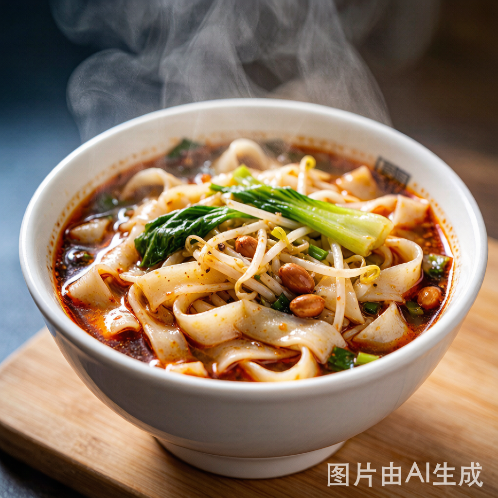 Flat Noodle Stew