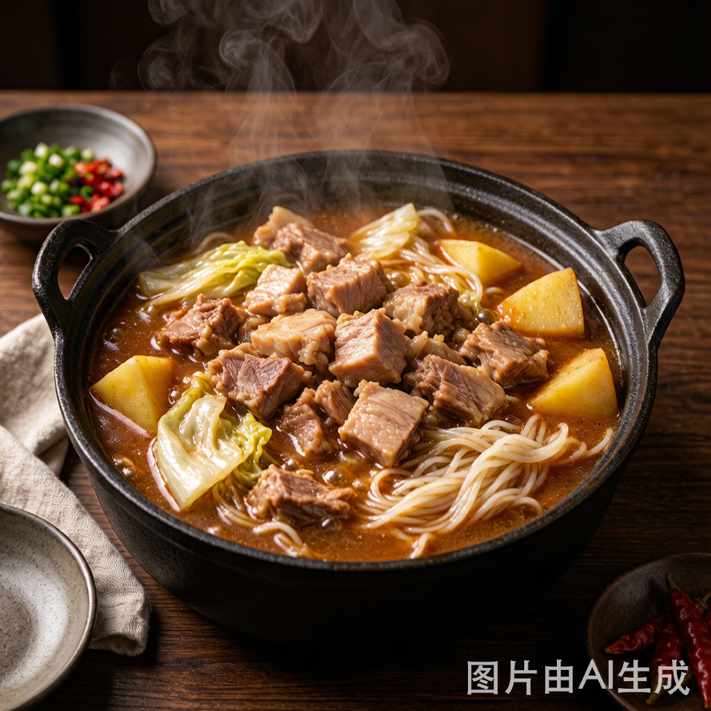 Northeast Iron Pot Stew (Tieguo Dun)
