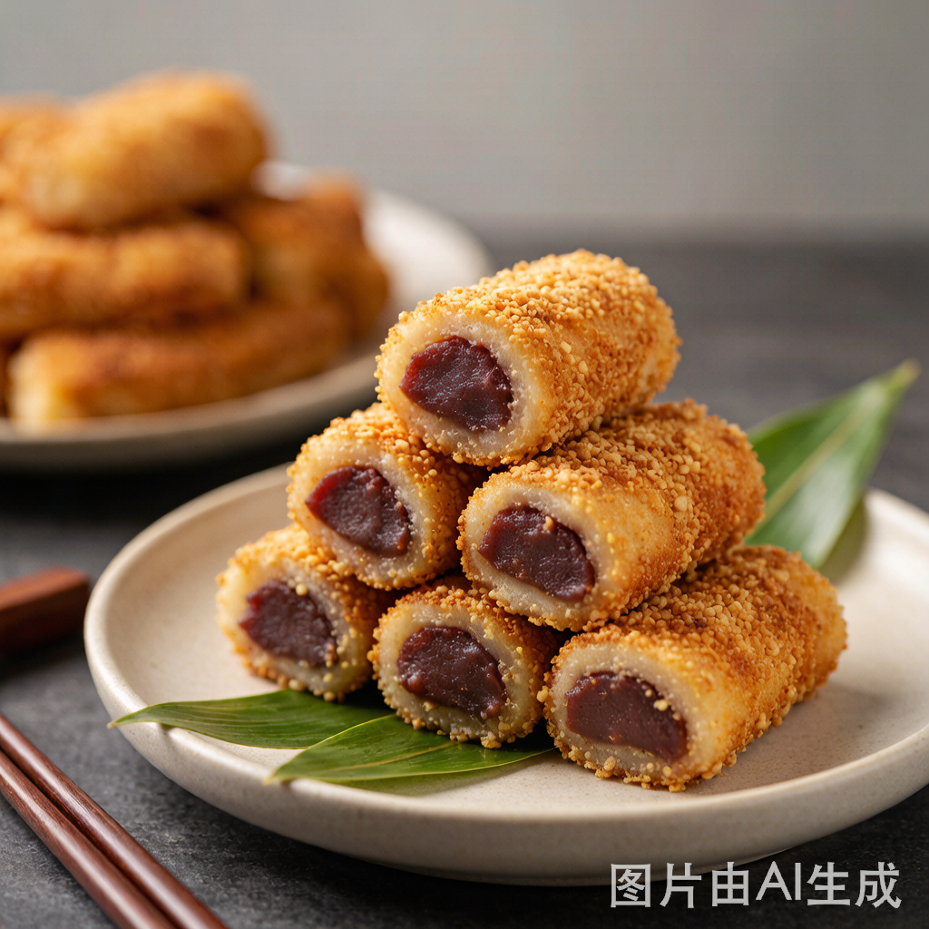 Chengde Lǘdagun (Glutinous Rice Roll)
