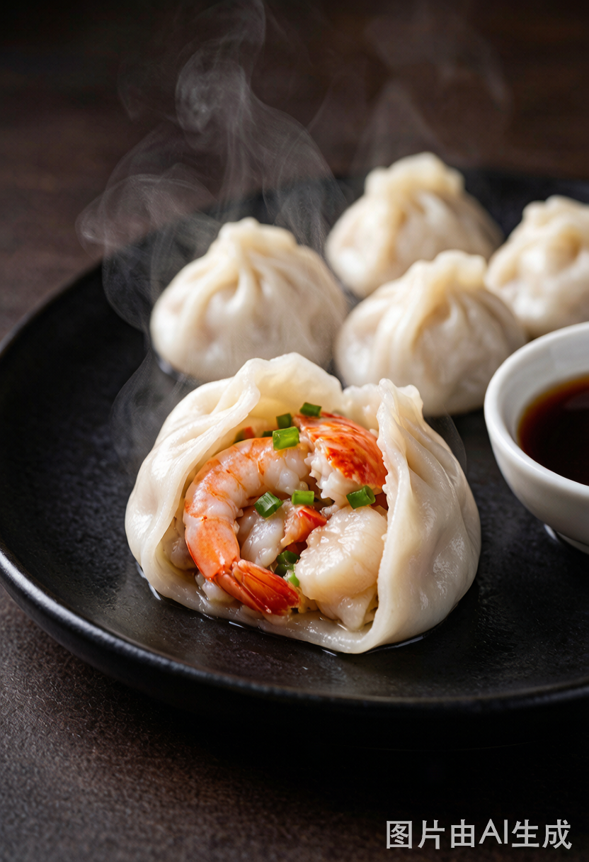 Dalian Seafood Dumplings
