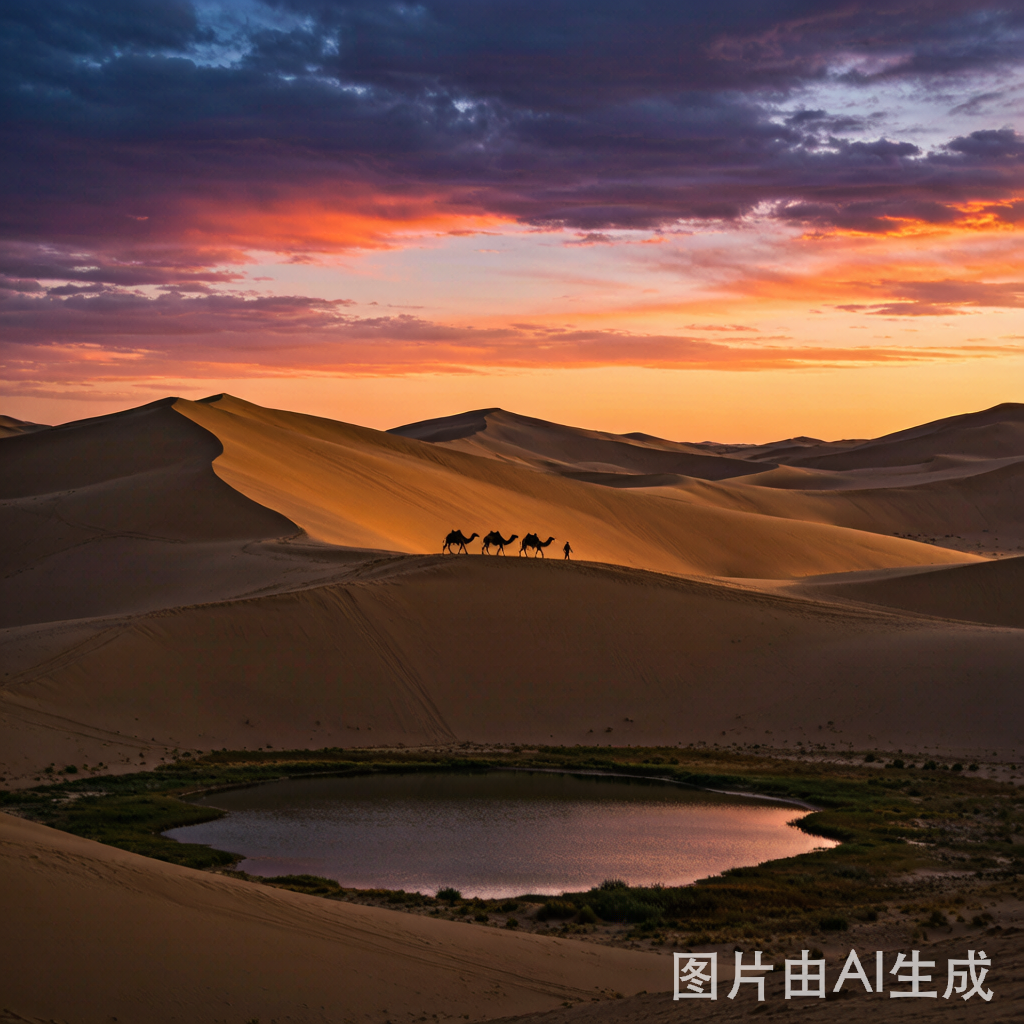 Mingsha Mountain & Crescent Moon Spring