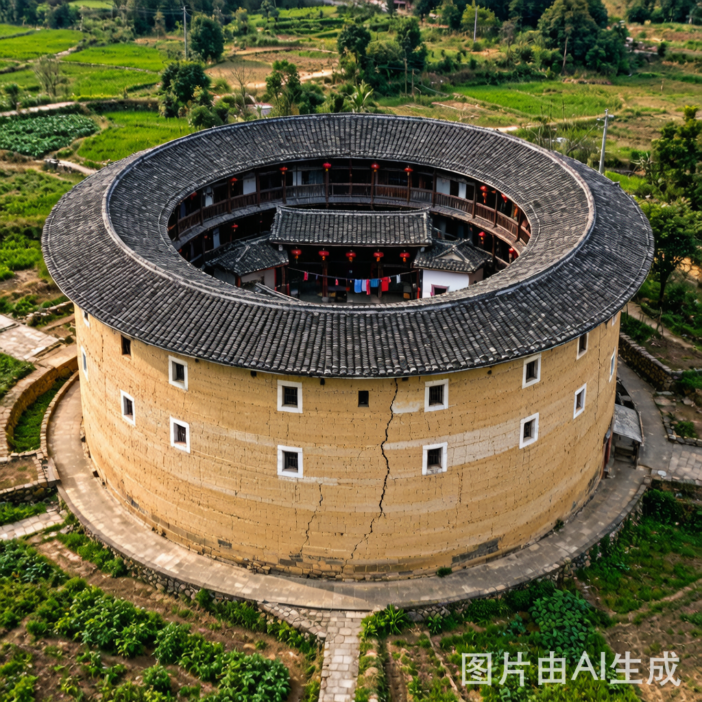 Hakka Round Houses (Weiwu)