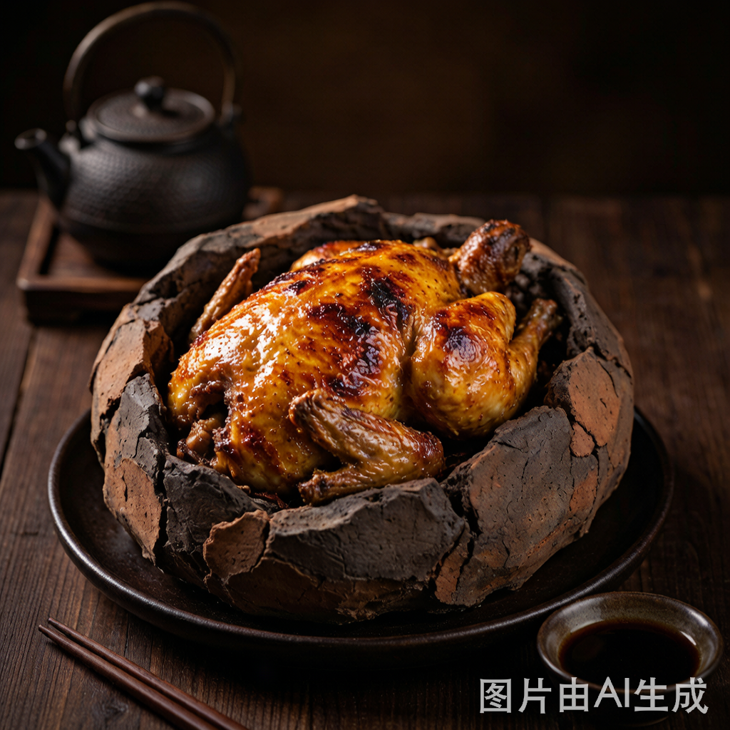 Porcelain Clay Baked Chicken