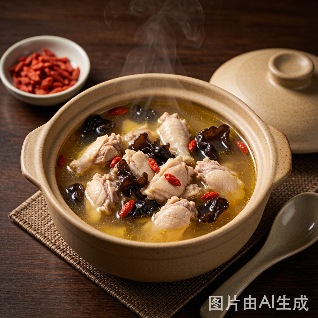 Stone Ear Mushroom Chicken