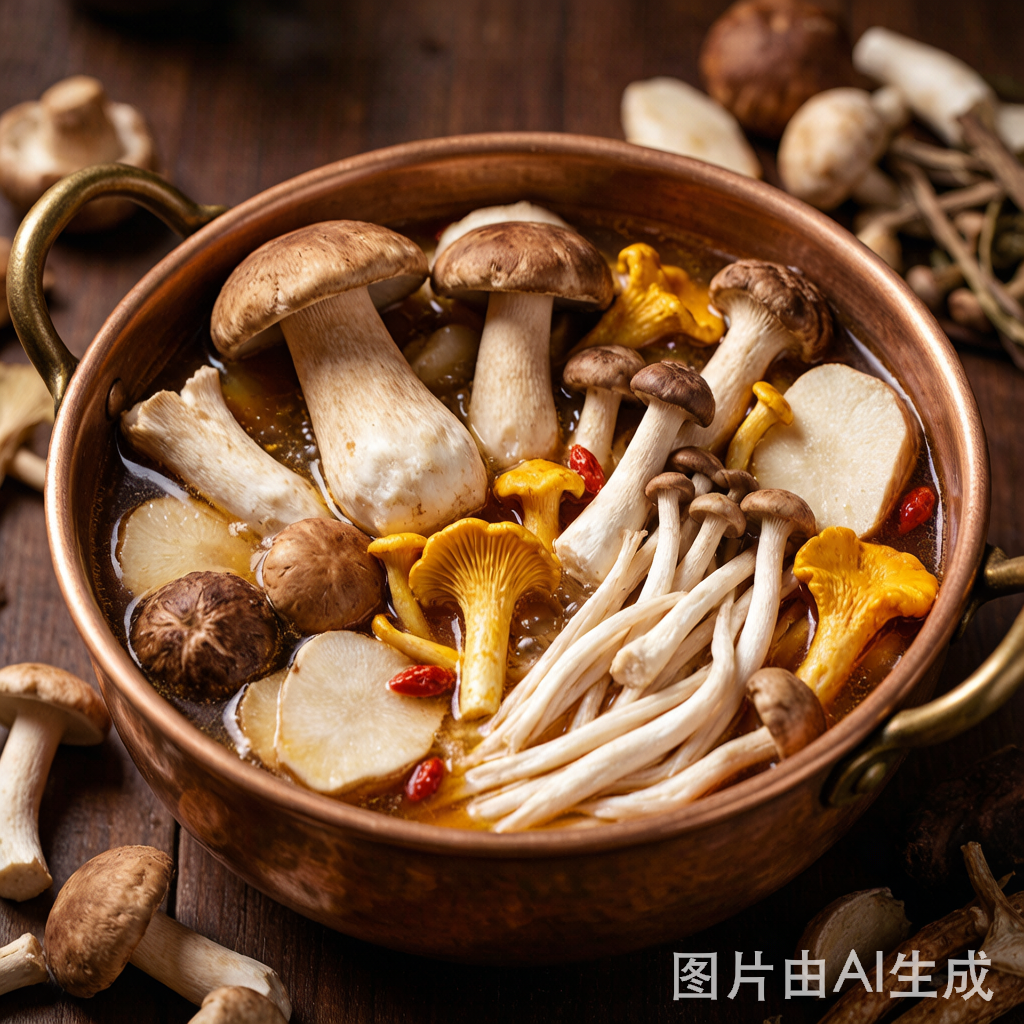 Wild Mushroom Hotpot