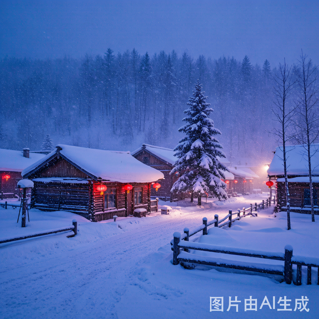 China's Snow Town (Shuangfeng Forestry Farm)