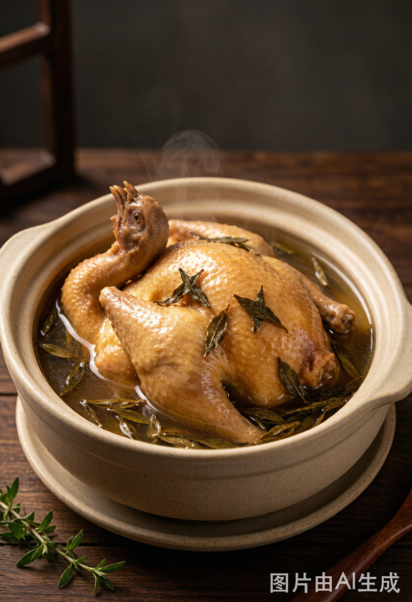 Fuding White Tea Stewed Free-Range Chicken