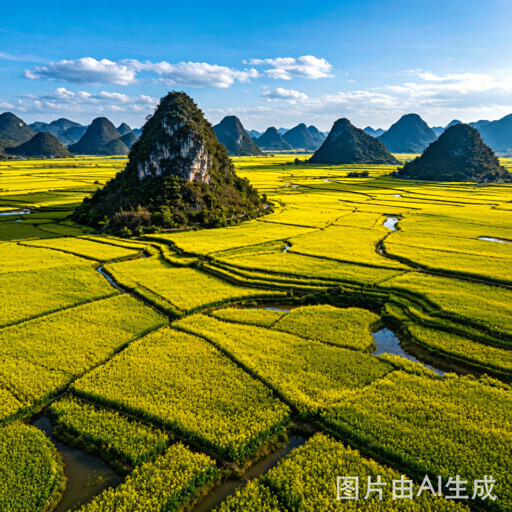 Luoping Rape Flower Sea