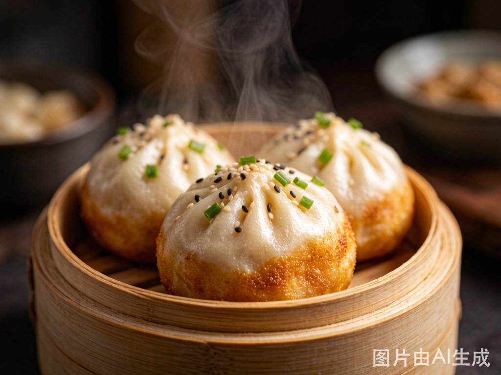 Shengjian Bao (Pan-Fried Buns)