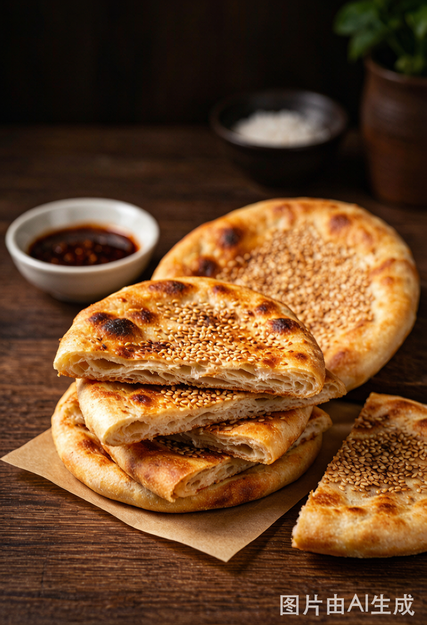 Ganglu Shaobing (Kiln-baked Sesame Bread)