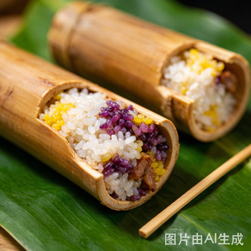 Bamboo Tube Rice