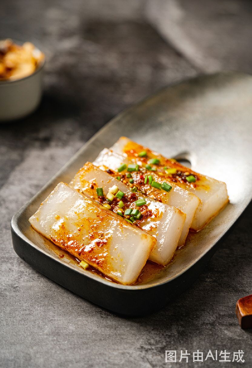 Yantai Menzi (Fried Starch Cake)